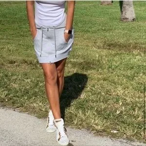 H&m moschino skirt with hood deals